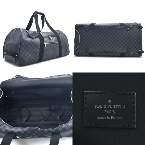 98740a 1 Louis Vuitton Neo Eor 65 Damier Graphite Canvas Bag Gray