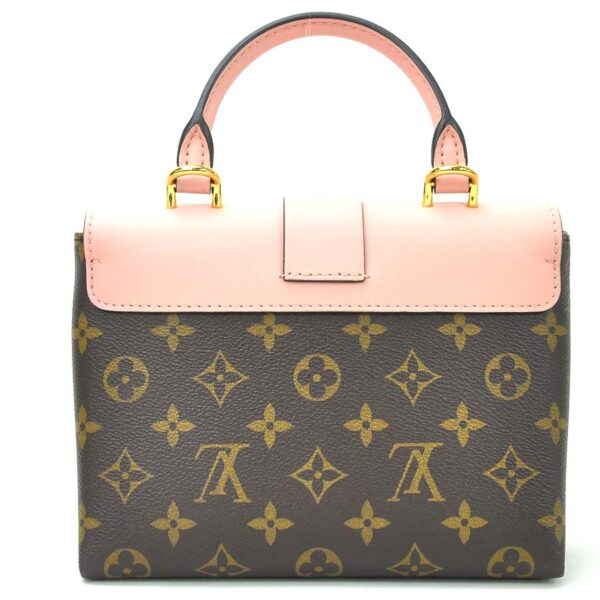 98768a 2 Louis Vuitton Locky BB Monogram Canvas 2Way Bag Rose Poudre