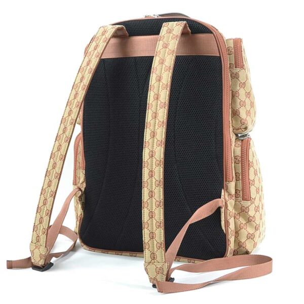 98777a 2 Gucci LA Angel Rucksack GG Canvas Beige