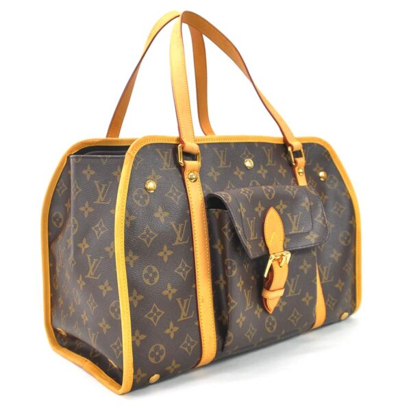 98779a 1 Louis Vuitton Sac Baxter GM Monogram Canvas Shoulder Bag Brown