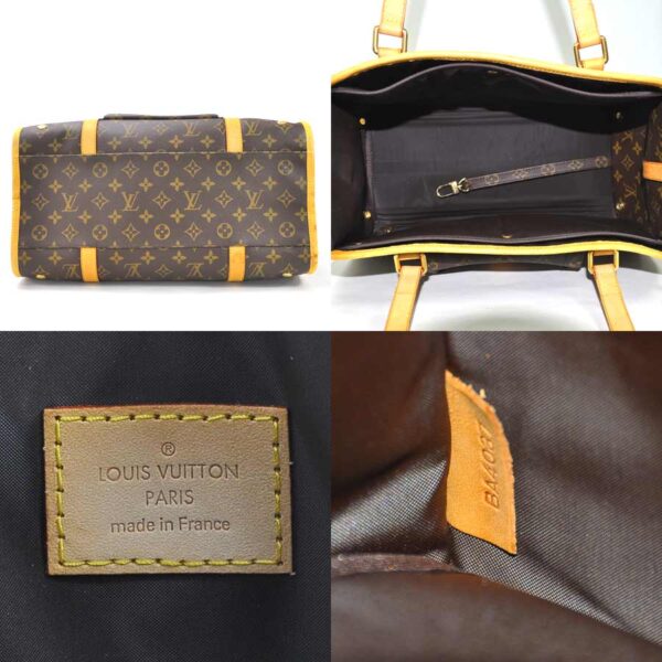 98779a 2 Louis Vuitton Sac Baxter GM Monogram Canvas Shoulder Bag Brown