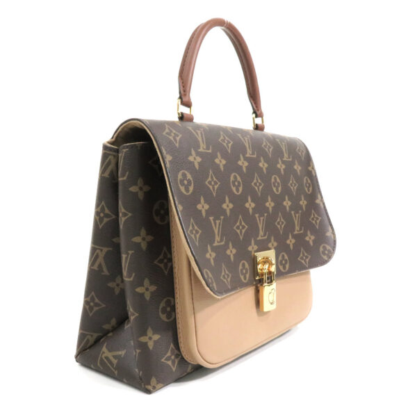 98800a 1 Louis Vuitton Marignan Monogram Canvas 2Way Bag Sesame