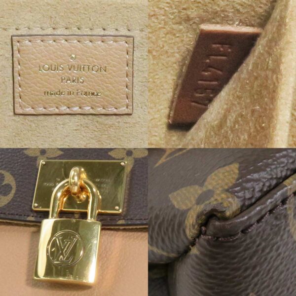 98800a 4 Louis Vuitton Marignan Monogram Canvas 2Way Bag Sesame