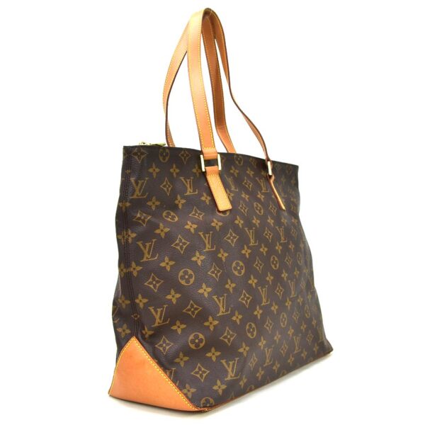 98807a 1 Louis Vuitton Cabas Alto Monogram Canvas Shoulder Bag Brown