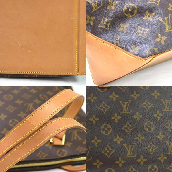 98807a 4 Louis Vuitton Cabas Alto Monogram Canvas Shoulder Bag Brown