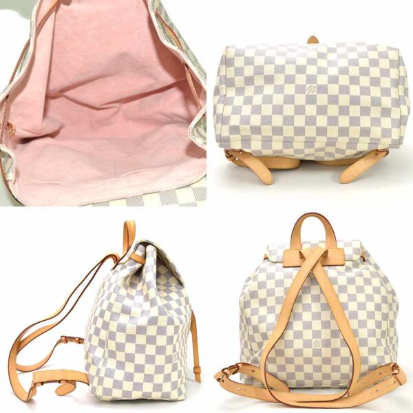 98810a 2 Louis Vuitton Speron Damier Canvas Backpack White