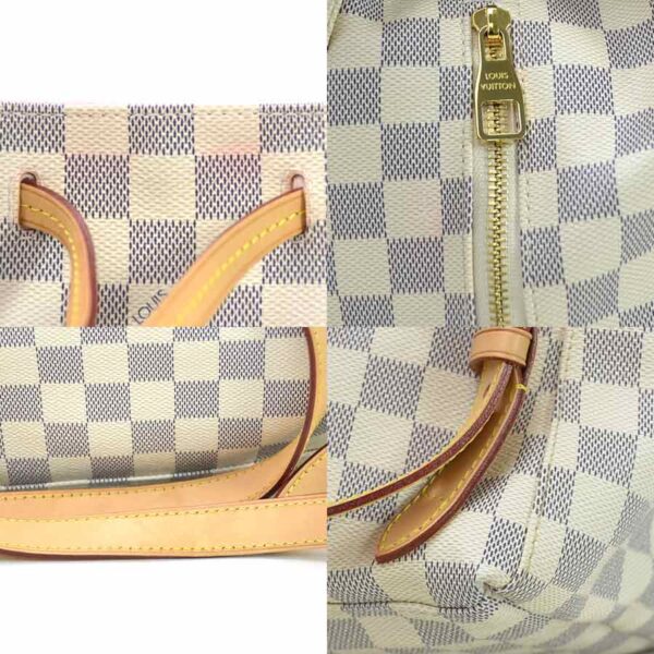 98810a 4 Louis Vuitton Speron Damier Canvas Backpack White