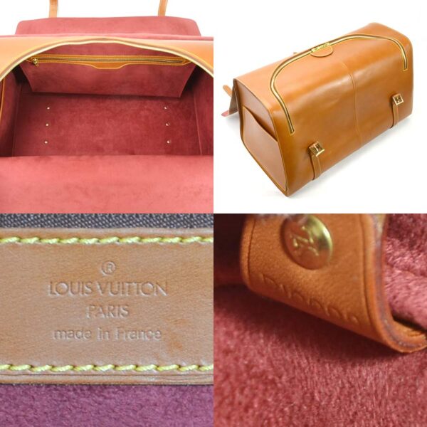 98826a 3 Louis Vuitton Nomad Leather Travel Bag Caramel