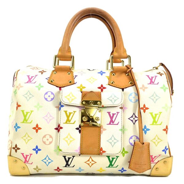 98877a Louis Vuitton Speedy 30 Monogram Canvas Handbag Bronze