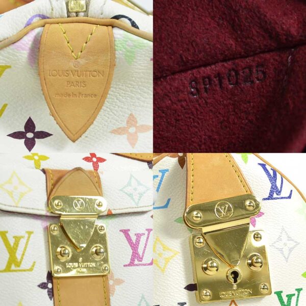 98877a 3 Louis Vuitton Speedy 30 Monogram Canvas Handbag Bronze