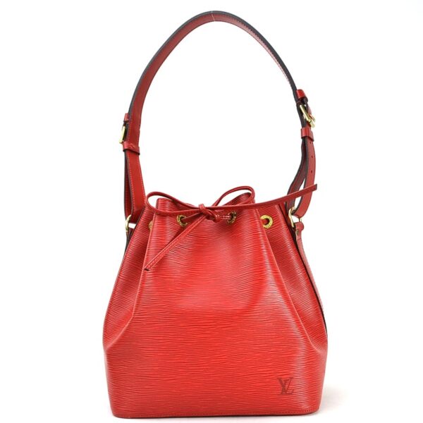 98903a Louis Vuitton Noe Epi Leather Shoulder Bag Red