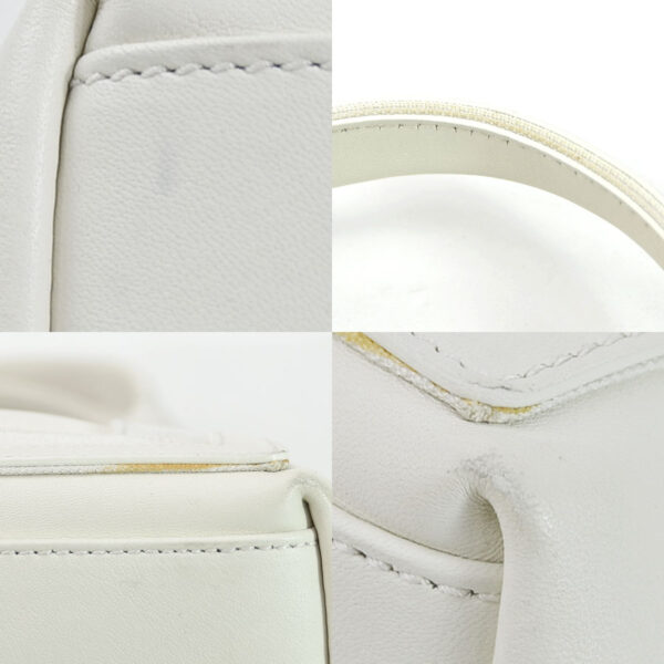 98906f 4 Balenciaga Blue CABAS S Leather Tote Bag White