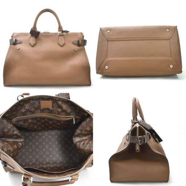 98976a 2 Louis Vuitton Doctors Taurillon Leather Bag Brown