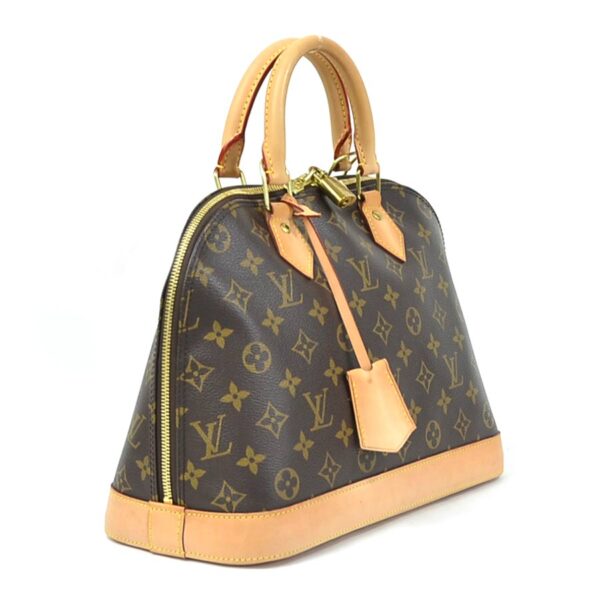 98979a 1 Louis Vuitton Alma PM Monogram Canvas Handbag Brown