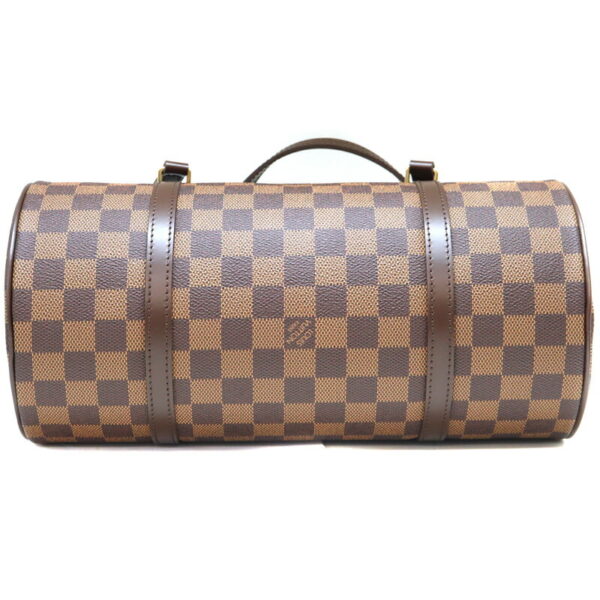 990 5 Louis Vuitton Papillon 30 Damier Ebene Canvas Handbag Brown