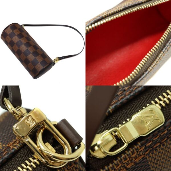 990 9 Louis Vuitton Papillon 30 Damier Ebene Canvas Handbag Brown