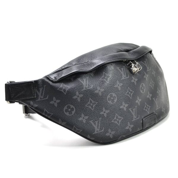 99031a 1 Louis Vuitton Discovery Bum Bag Eclipse Canvas Body Bag Black