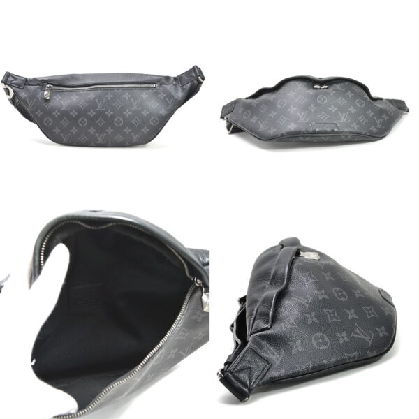 99031a 2 Louis Vuitton Discovery Bum Bag Eclipse Canvas Body Bag Black