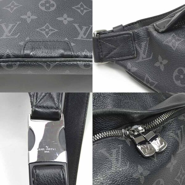 99031a 4 Louis Vuitton Discovery Bum Bag Eclipse Canvas Body Bag Black