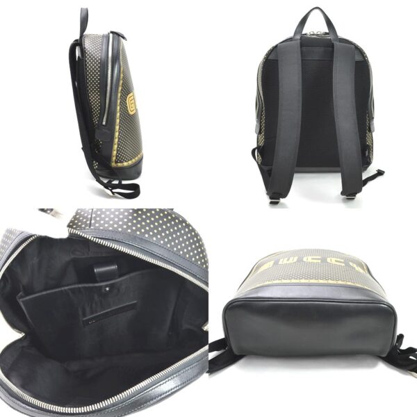 99049a 2 Gucci Rucksack Leather Black