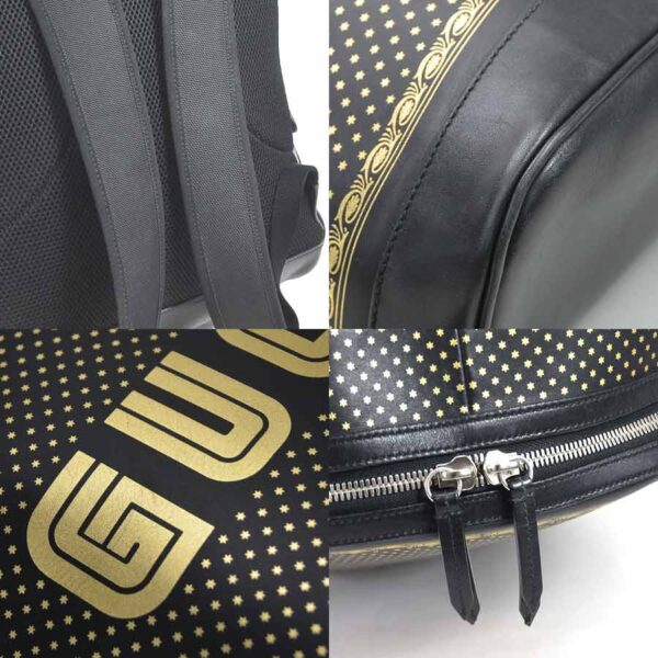 99049a 4 Gucci Rucksack Leather Black