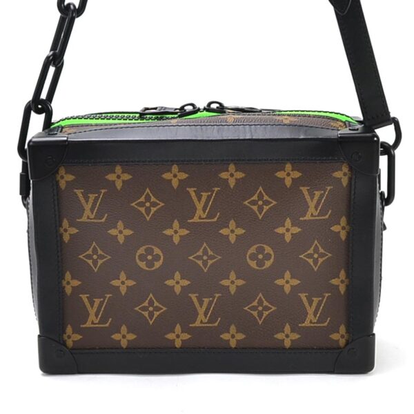 99056a 1 Louis Vuitton Soft Trunk Monogram Canvas Crossbody Bag Brown