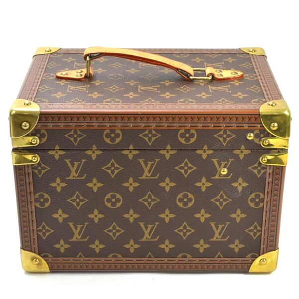 99059a 1 Louis Vuitton Boite Flacon Monogram Canvas Case Brown