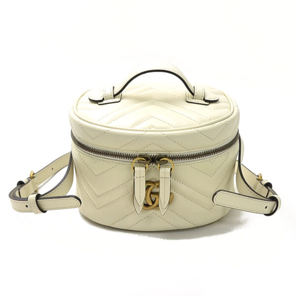 99061a Gucci Mini Backpack Leather White