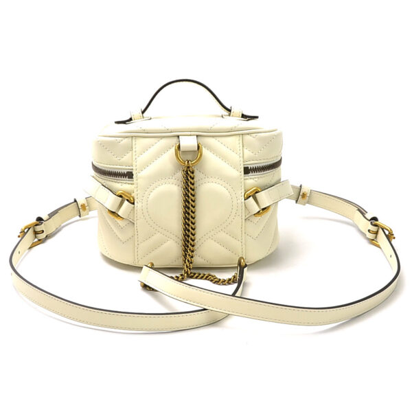 99061a 1 Gucci Mini Backpack Leather White