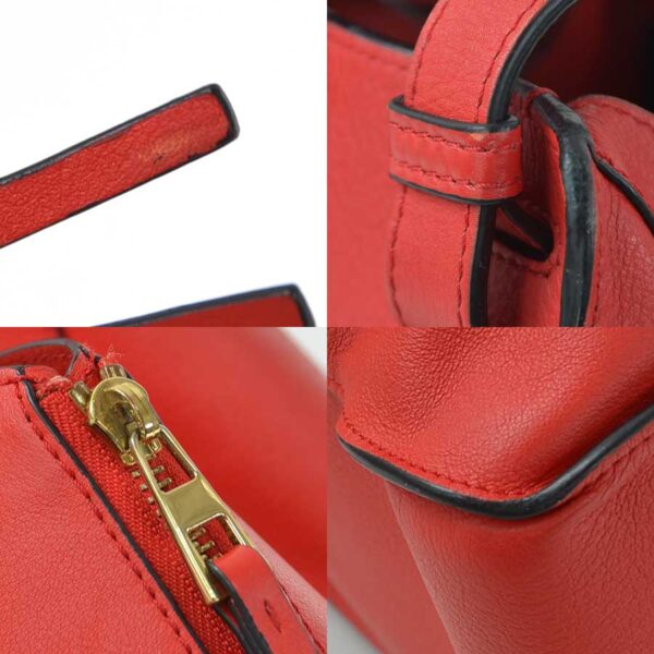 99116a 3 Loewe Anagram Hammock Small Leather Shoulder Bag Red