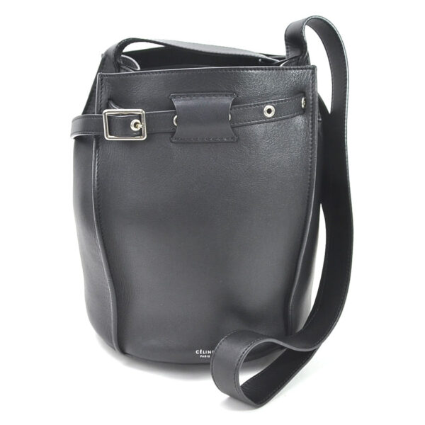 99134a Celine Big Bag Bucket Bag Calfskin Black