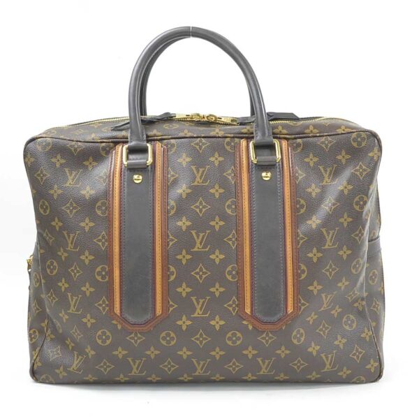 99139g Louis Vuitton Porte Dogguman Monogram Canvas Business Bag Brown