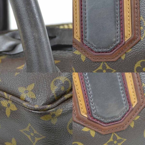 99139g 3 Louis Vuitton Porte Dogguman Monogram Canvas Business Bag Brown