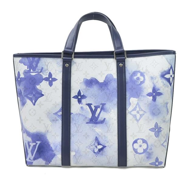 99148a 2 Louis Vuitton Weekend Tote GM Water Color Canvas Tote Bag Blue