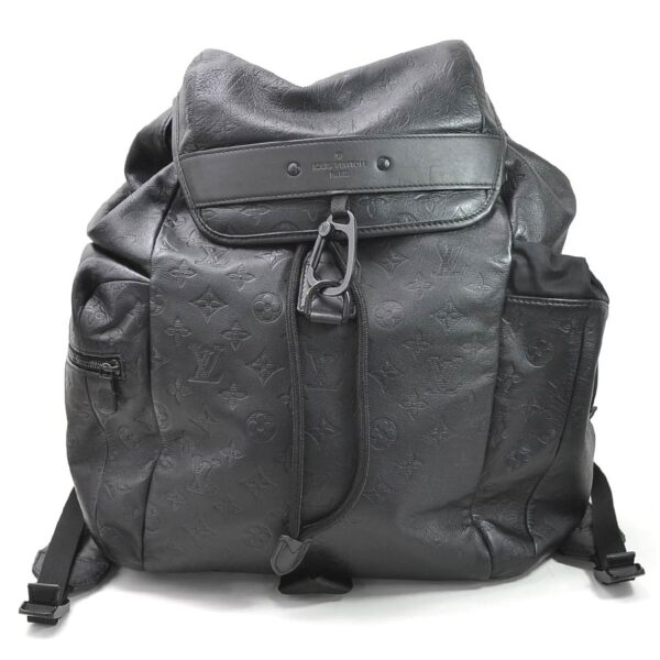 99165a Louis Vuitton Discovery Backpack Shadow Leather Backpack Black