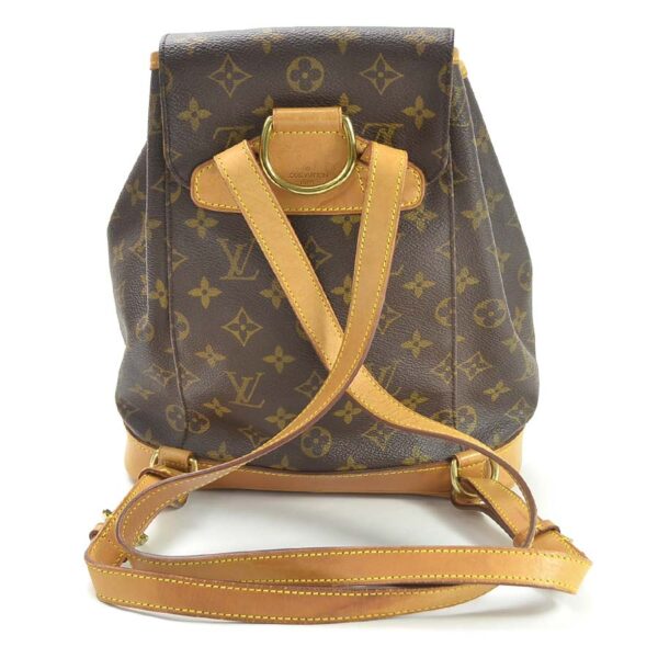 99209a 2 Louis Vuitton Monsouris MM Monogram Canvas Backpack Brown