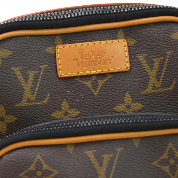 99238a 3 Louis Vuitton Amazon Sling Bag Ebene Giant Crossbody Bag Brown