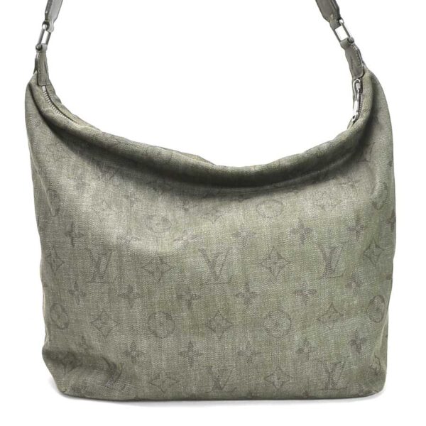 99278f 1 Louis Vuitton Bouzas GM Monogram Empression Canvas Shoulder Bag Khaki