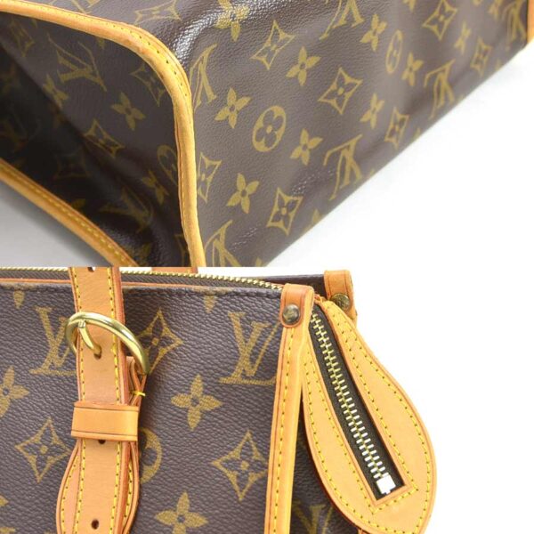 99287a 2 Louis Vuitton Popincourt Monogram Canvas Handbag Brown