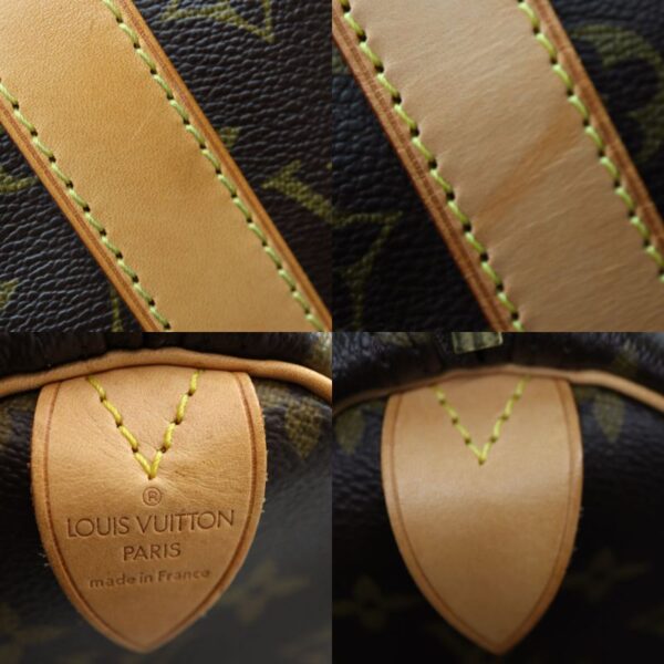 9930 7 Louis Vuitton Keepall 50 Monogram Canvas Bag Brown