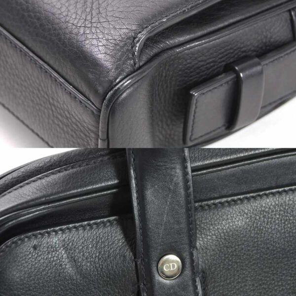 99318g 2 Dior Homme Shoulder Bag Leather Black