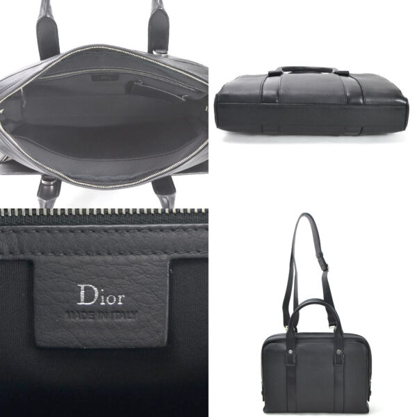 99318g 4 Dior Homme Shoulder Bag Leather Black