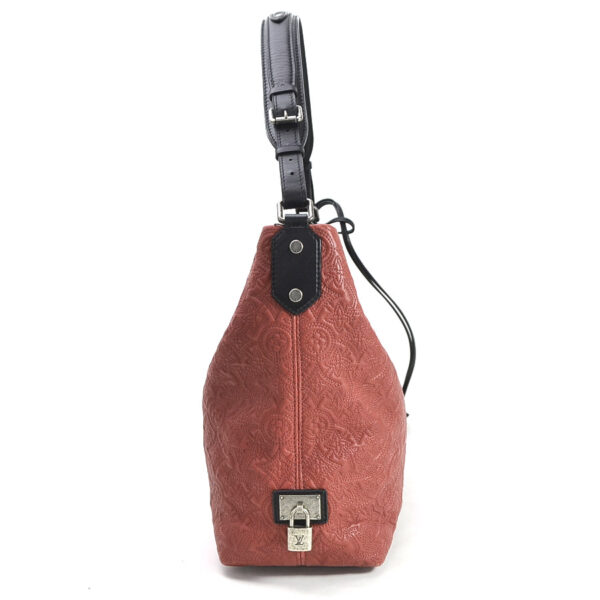 99330a 1 Louis Vuitton Antia Hobo PM Antia Leather Shoulder Bag Framboise