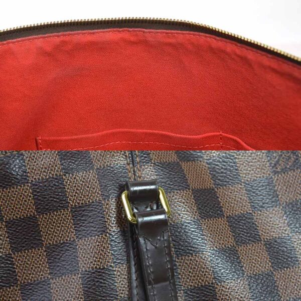 99349a 3 Louis Vuitton Totally MM Damier Canvas Tote Bag Brown