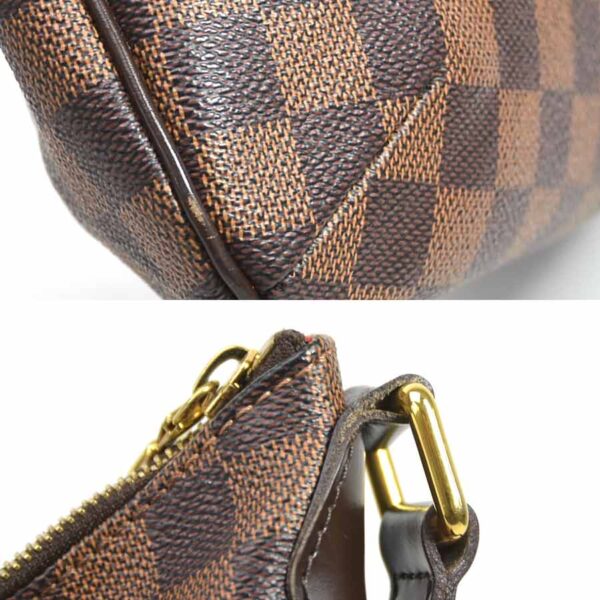 99365a 2 Louis Vuitton Bloomsbury PM Damier Canvas Crossbody Bag Brown