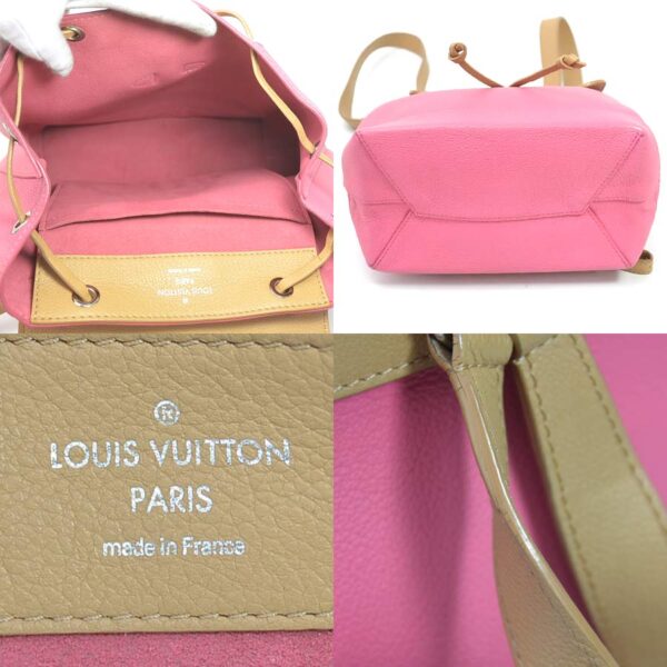 99368a 4 Louis Vuitton Lock Me Blossom Calfskin Backpack Blossom