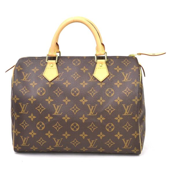 99372a Louis Vuitton Speedy 30 Monogram Canvas Handbag Brown