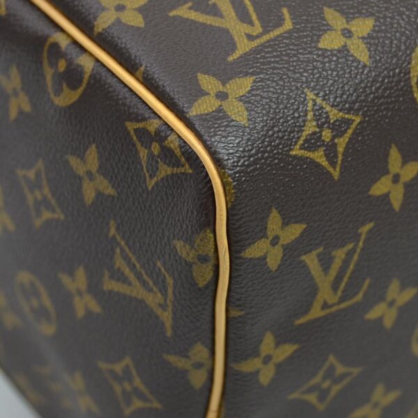 99372a 2 Louis Vuitton Speedy 30 Monogram Canvas Handbag Brown