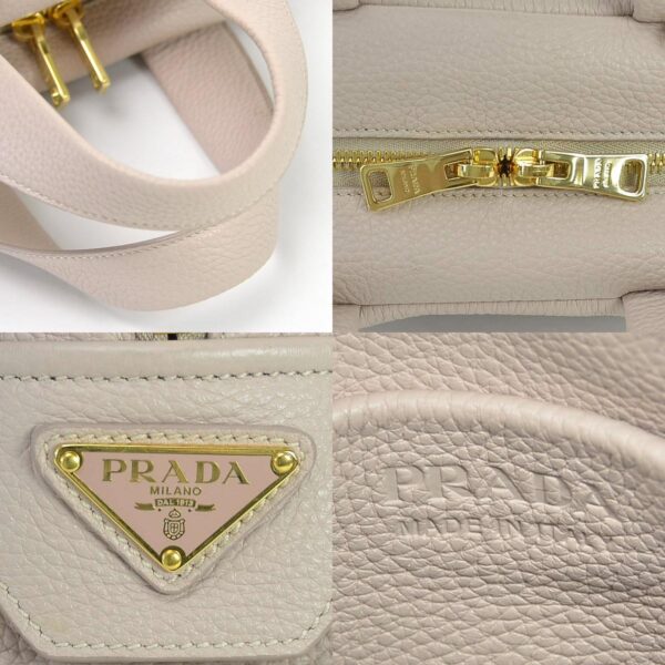 99425f 9 c Prada Crossbody Shoulder Bag Leather Pink