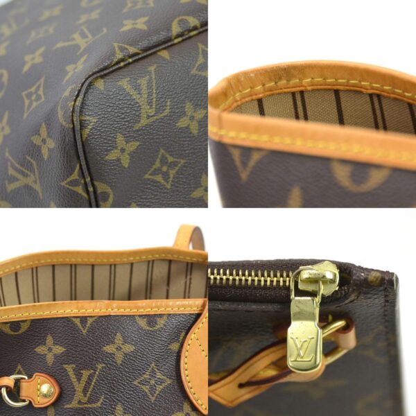 99429g 5 c Louis Vuitton Neverfull GM Monogram Canvas Tote Bag Brown